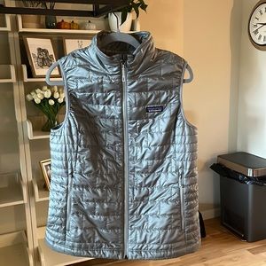 Silver Primaloft Nano-Puff Patagonia Vest